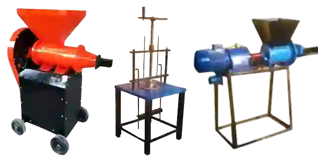 cow dung Machine